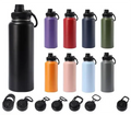 18oz 32oz 40oz Gradient Colorful Vacuum Flask Gym Sports Trendy Bottle Stainless Steel Flask Vacuum Insulated 18oz Water Bottle