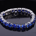 Starsgem 2022 Hot Sale Cushion Cut Customized Jewelry 925 Sterling Silver Bracelets