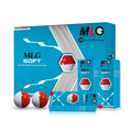 Half White and Red Color Golf Ball 2pc Surlyn Golf Tournament Ball Half Color Golf Balls High Quality Cheap Price
