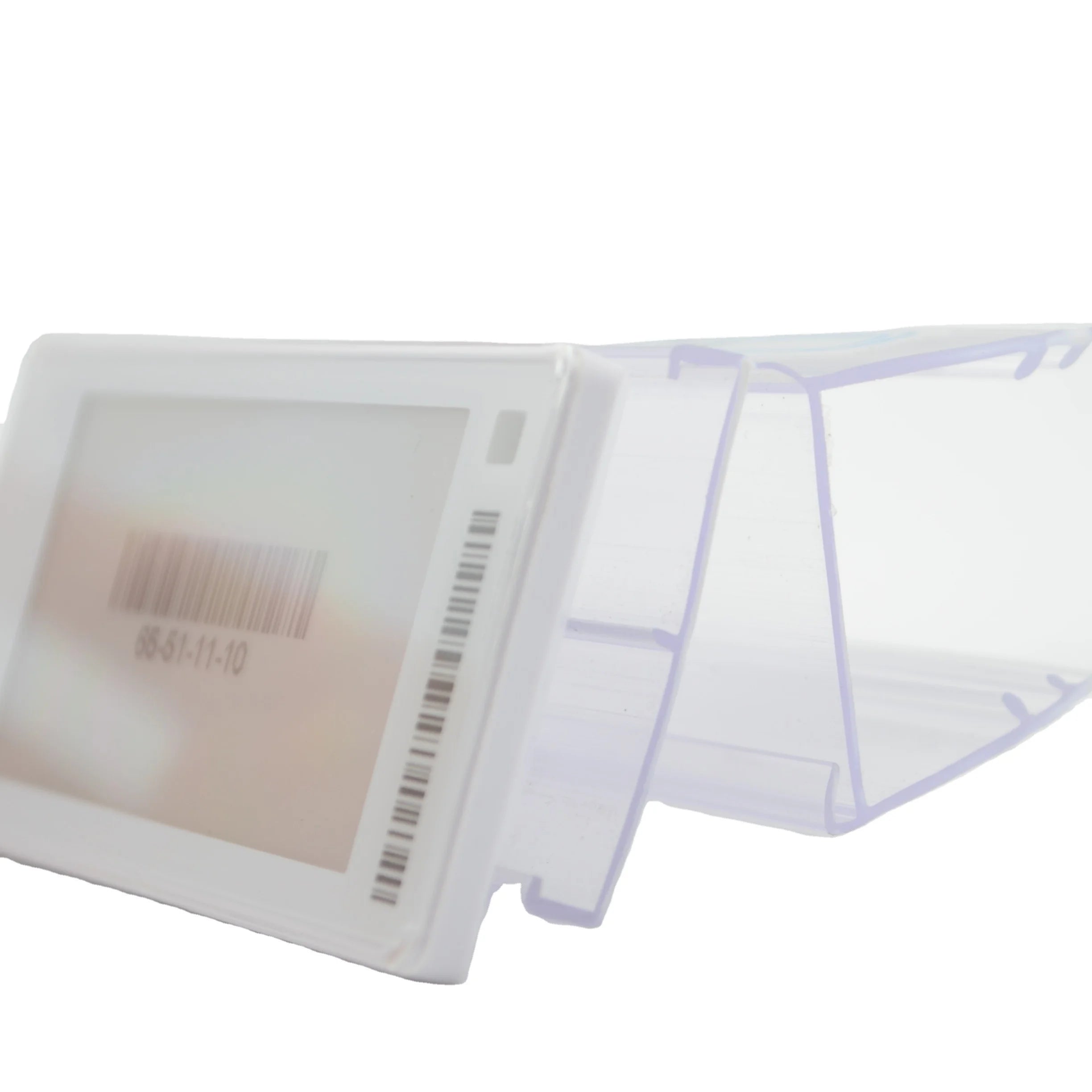 Electronic price label holder PVC price label strip plastic holders