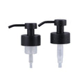 Popular 250ml Amber Glass Bottle Set with Matte Black Stainless Steel Foam Pump Lotion Dispenser with Caps & Closures
