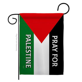 Custom Pray for Palestine Flag Wall Hanging Porch Tapestry Poster 12x18inch Polyester Eco-Friendly Molis Brand for Garden