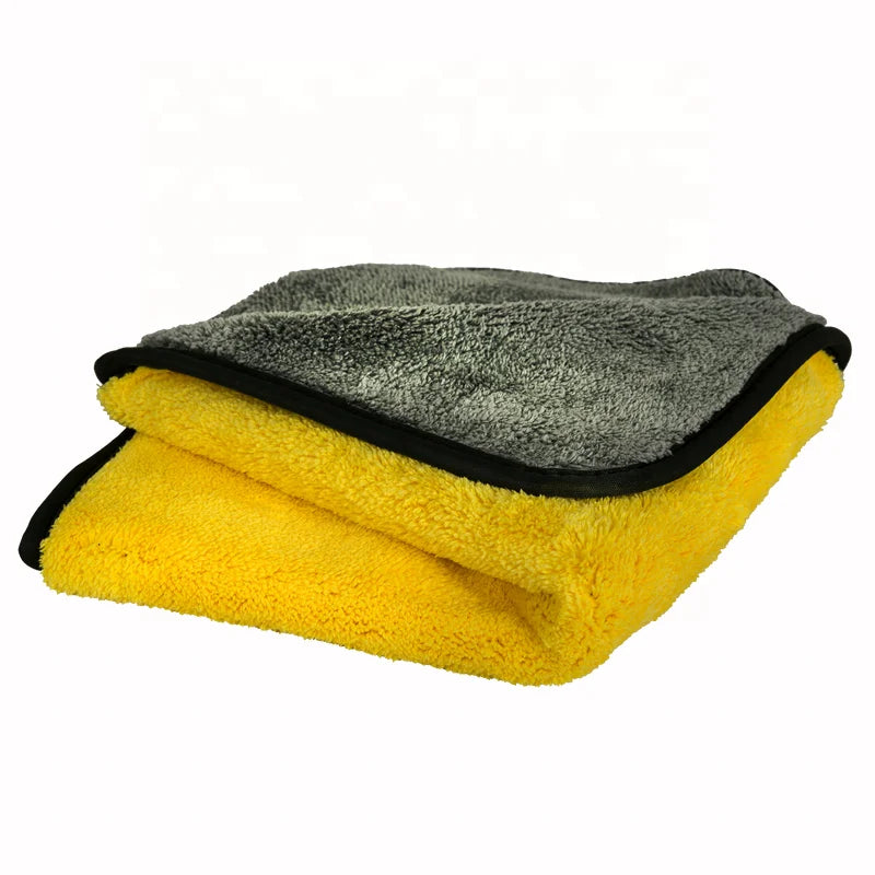 800GSM Quick-Dry Auto Detailing Microfiber Cloth Polishing Waxing Cleaning Towel Compressed with Opp Bag and Carton Packaging