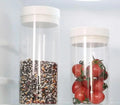 THANKHOT 1.2L Modern Glass Food Container One-Button Sealed Tank Vacuum 15-Day Preservation Cereal Storage Box Multi-Use Kitchen