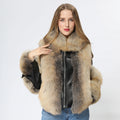 New Arrival Winter Thick Warm Fox Fur Coat Women Fox Fur Leather Jacket