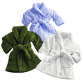 Animal Design Hooded Bathrobe for Kids Custom Plush Fleece Kids Bathrobes