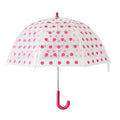 Wholesale Customized Logo Pvc Clear Cheap Umbrellas Kids Parasol Colorful Dome Transparent Umbrella With Printing for Promotion