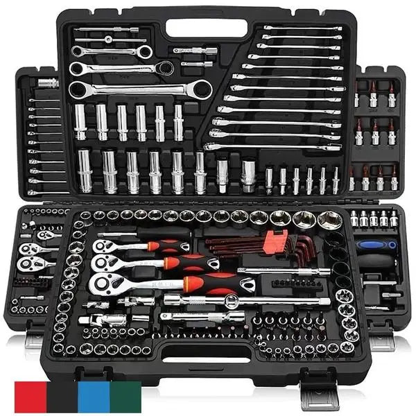 Best selling Wrenches hand tools set of pipe wrenches with case Socket wrench spanner tools box for set mechanic