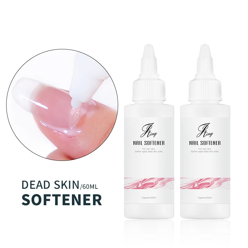 JTING Natural air Drying Nail Dead Skin Softenr 60ML Nail Polish Cuticle Softener Strawberry Flavor Soften and Soothes