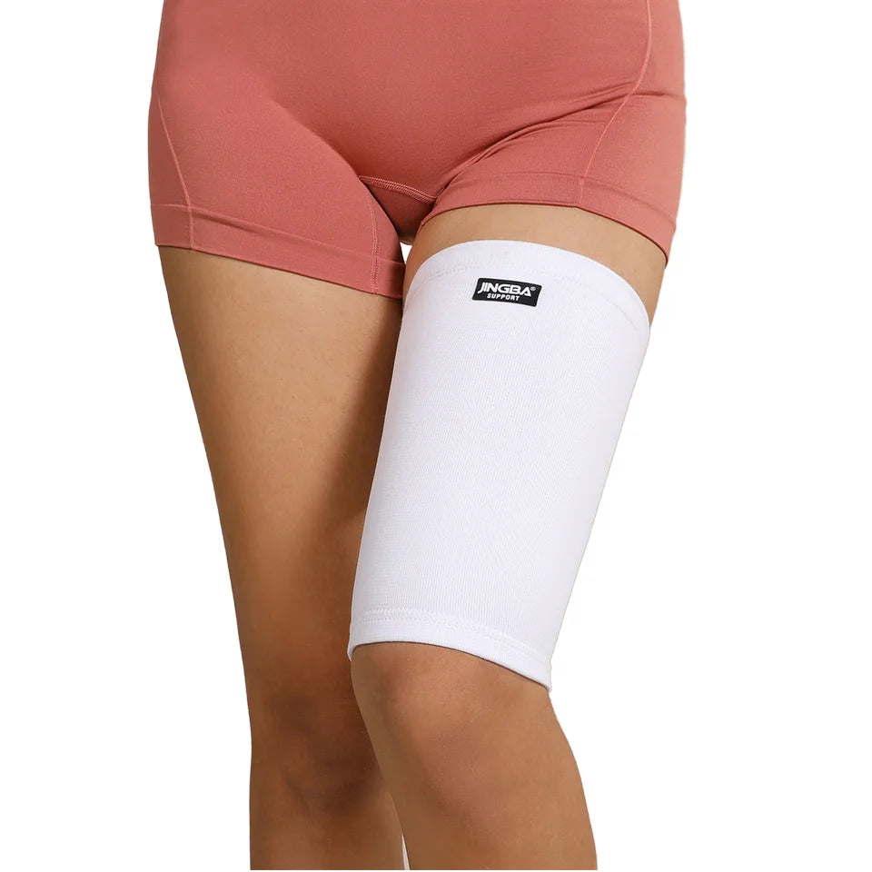 JINGBA Adjustable Compression Sleeve Support Custom Logo Soft Type Quad Groin Pain Relief Recovery Thigh Brace Wrap