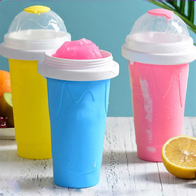 Eco Friendly TIK TOK Quick Frozen Magic Slushy Maker Cup Ice Cream Slushy Maker Silicone Cup Mugs Giveaways Contemporary 210ml