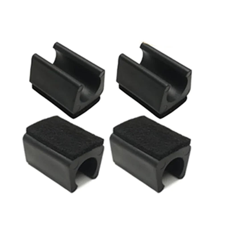 Rectangular Shaped Non-Slip Chair Legs Tips Foot Pads Sled Felt Base Glides Felt Metal Rail Plastic Furniture for Bench Chair