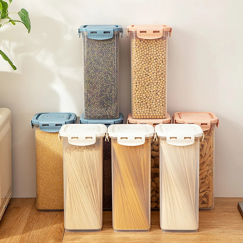 1700ml Stackable Kitchen Plastic Containers for Food Sealed Containers With Lids Plastic Food Storage Box