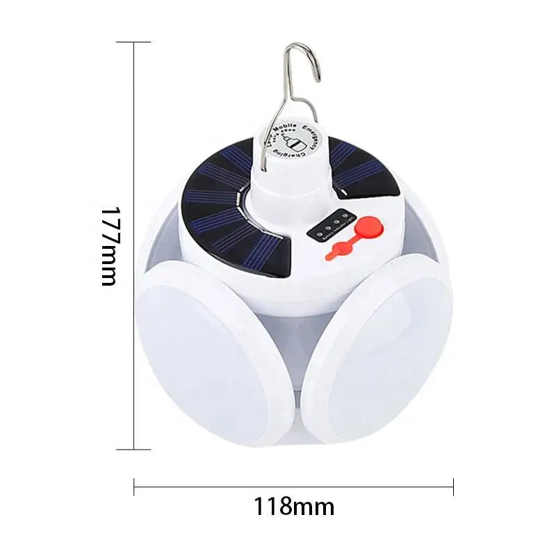 Outdoor Led Solar Tent Light Bulb Rechargeable Multifunctional Lantern Small Hanging Lamps Emergency Camping Light