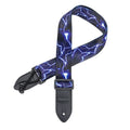 WOGOD Guitar Strap Jacquard Weave Hootenanny Guitar Strap with Leather Ends MegaBDM