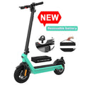 New Arrival 36V Foldable E-Scooter Green Light Battery Portable Skateboard Electric Kick Scooter Mobility Foot Trotinette