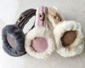IRWOODS Factory Direct Real Sheepskin Fur Earmuffs Grade Custom Dyeing Color Winter Outdoor Sports Folding Household Sundries