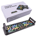 CHENGMO SPORTS Home Gym Fitness Exercise Muscle Max Push up bar Multifunctional 14 in 1 Foldable Power Press Push up Board