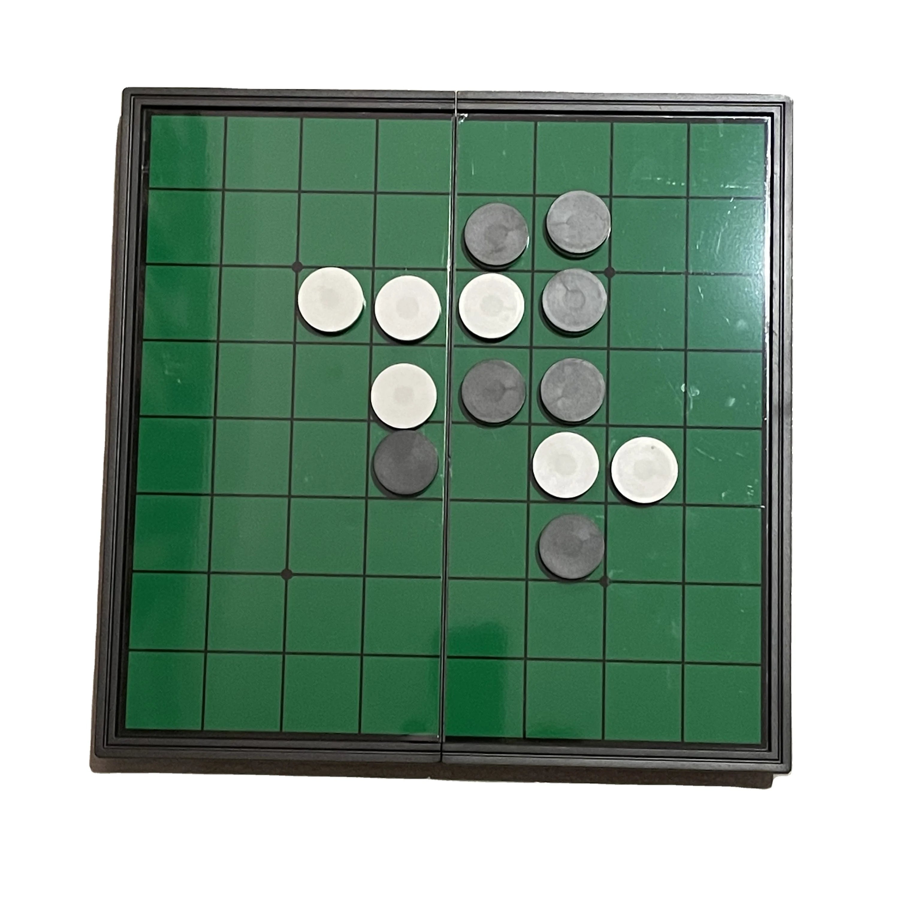 Compact Magnetic Travel Plastic Chess Set - Portable Folding Board Game for Commuting and Holiday Entertainment