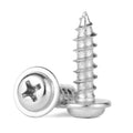 M1.4 M1.7 M2 M2.3 M2.6 M3 M3.5 M4 M5 Stainless Steel 304 Sheet Metal Wood Flanged Head Wafer Modified Truss Head Screws
