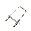 Custom M5 M6 M8 5mm Square U Bolt U-Bolt SS 304 316 Stainless Steel M10 M12 6mm 8mm X 178mm Square U Bolts Nuts Plain Finish