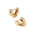 Milskye Modern Custom Fine Fashion for Women 925 Silver Heart Shaped Tiny Emerald Zircon Coloured Gemstone Hoop Earrings