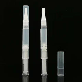 2ml Empty Plastic Transparent Cuticle Oil Packaging Cosmetic Twist Pen