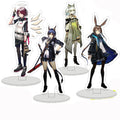 Wholesale Custom Design Anime Plastic Acrylic Standee Transparent Diorama Display with Keychain Pattern Souvenir Style Craft