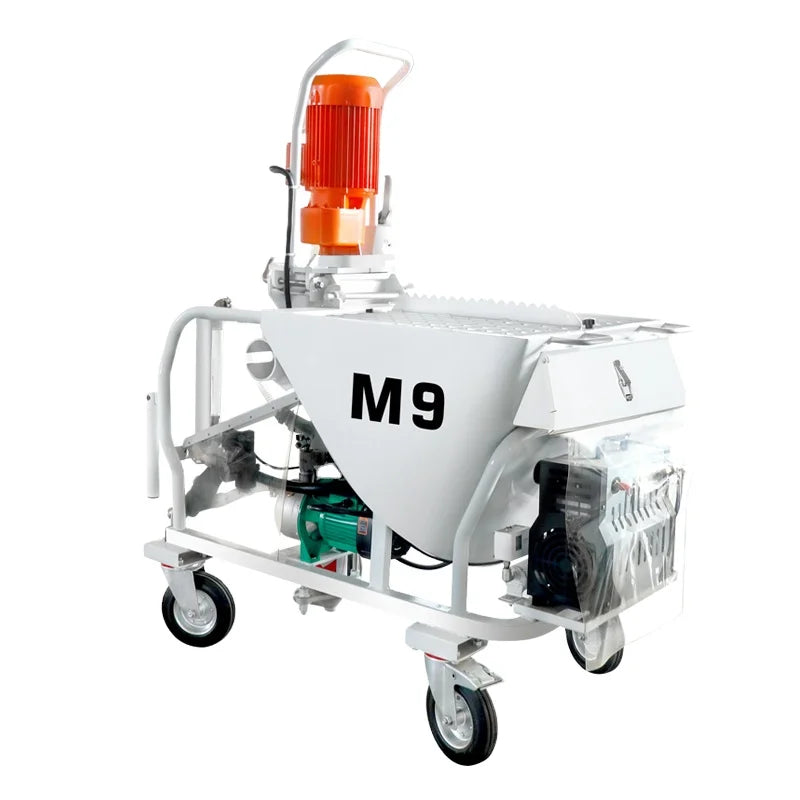 Yanxiang M9 Full Automatic High Power Gypsum Spraying Machine 380V 3Phase 115L Hopper 30m Vertical/60m Horizontal Conveying