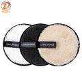 Washable Reusable Super Soft Microfiber Makeup Remover Pads Round Cleansing Puff Makeup Remover Sponge