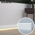 Rongke OEM Factory Skirting Board Edging Flooring Duropolymer for Floor Wall Edge Interior Decoration Wall Edge Protector