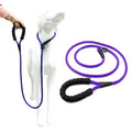 Hot Selling Small P-shaped Multifunction Dog Training Leash Adjustable Nylon Tape Leash Solid Sustainable Bowknot 1pc/opp Bag