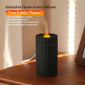 Colorful Flame Aroma Diffuser Voiture Humidifier  Portables USB Charging Noiseless Fire Essential Oil Diffuser for Car Office