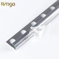Foshan Factory Custom Aluminium Oval Shape Profile Extrusions Metal Wall Edging Strip Curved Type Round Edge Corners