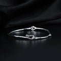 High Quality Exaggerated 925 Sterling Silver Branch Bracelet Braided Trend Arm Silver Irregular Bangles