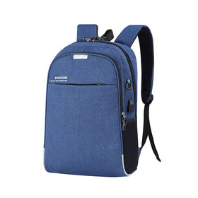 Wholesale Custom logo Password Lock Anti-theft Usb Port Headphone Holes Waterproof School Laptop Bag Travel Backpack