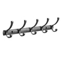 Hole-Free Space Aluminum Coat Hook Black White Fitting Room Hook Toilet Bathroom With Solid Hat Row Hook