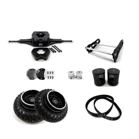 Big Spring Truck With Stable Motor Bracket and 8 Inch Mountain Wheel for Electric 4 Wheel All Terrain Skateboard Belt Drive