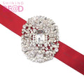 Wholesale Silver Metal Large Oval  Crystal Brooches Pin Jewelry Decoration for Women Clothdressweddingcard