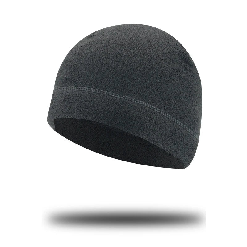 Winter Outdoor Fleece Hat Windproof Beanie for Men and Women for Mountaineering Cycling Skiing Running Travel-Friendly