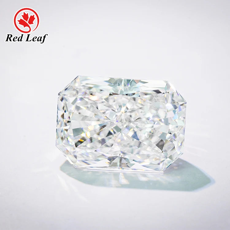Redleaf IGI  Certificate Diamonds Radiant Cut Loose Lab Diamond 1.01CT--1.78CT Etc DEFG VVS HPHT CVD Lab Grown Diamond