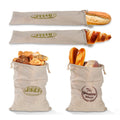 Canvas Bread Food Storage Drawstring Gift Bag Eco Customized Reusable Sandwich Bag Promotional Wholesale Custom LOGO Cotton