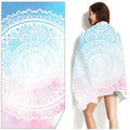 Personalized Bohemia Sand-Free Quick Dry Microfiber Bath Towel Quick Dry Beach Cushion Swimming Towel Turkish Disposable Beach