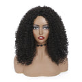 X-TRESS Wholesale Price Kinky Curly Synthetic Hair Wig Middle Part Long Machine Made Cheap Wig for Women Glueless Synthetic Wig