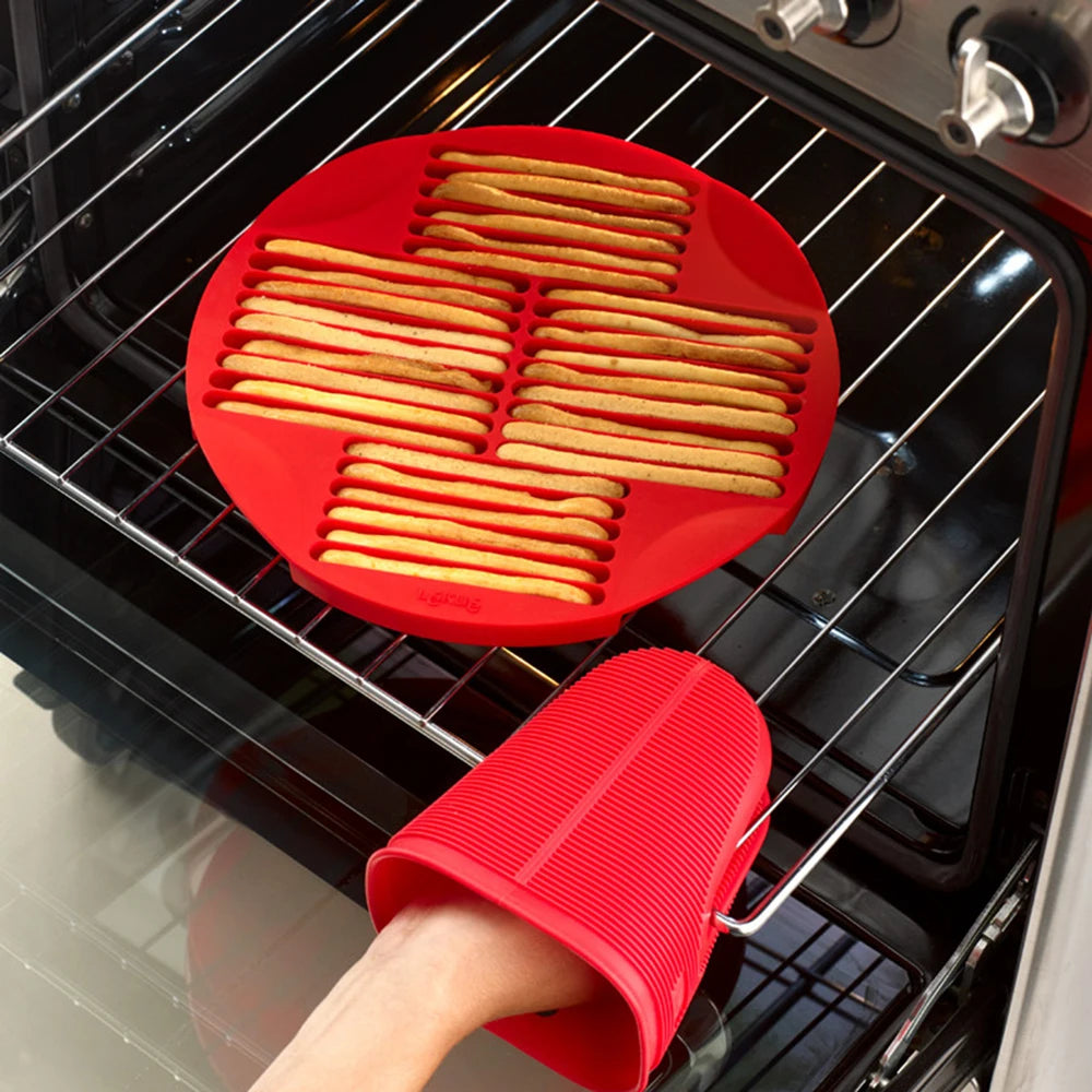 HelloWorld Long Strip Cookie Baking Tray DIY Chocolate Lollipop Mold Food Grade Silicone Finger Shape Biscuit Molds