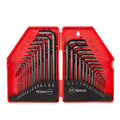 YUHANG 30-Piece Carbon Steel Allen Wrench Set Metric SAE (0.028-3/8 In. 1.27-10 Mm) Long Short Hex Key for DIY OEM Customization