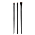 HMU Vegan Nylon Hair Custom Logo Brow Soap Makeup Brush Private Label Flat Angled Thin Eyeliner Brush Eyebrow Brush