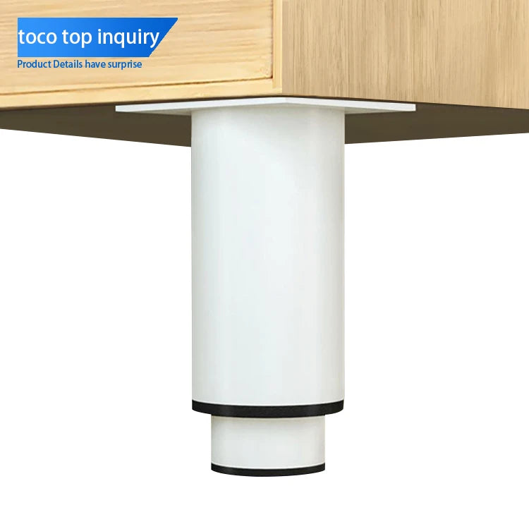 Cylindrical Telescopic Metal Furniture Legs Adjustable for Sofa or Cabinet New Design for Dining Kitchen and Living Room