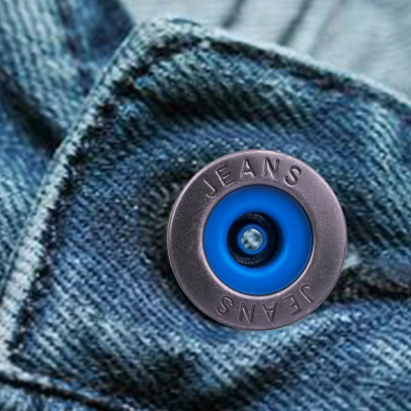 SANKO Brass Plated Nickel-Free Flatback Denim Rivets Fashion Retractable Branded Bulk Jeans Button OEKO-TEX Certified Round