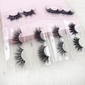 False Eyelashes Wholesale 25 mm Faux Mink Eyelashes Manufacturing Vendors Private Label Synthetic Lashes